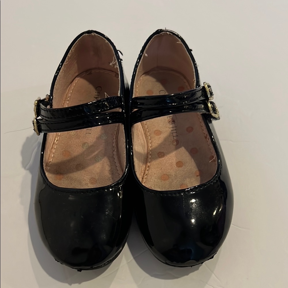 Christie and Jill Chic Black Kids Mary Jane Shoes Toddler 8